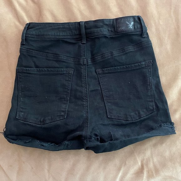 Bundle lot of 2 American Eagle Shorts Womens Size 2 Cuffed Midi Stretch Shortie - Picture 5 of 5